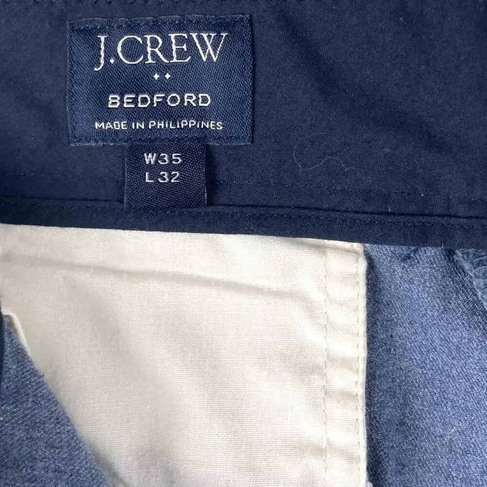 J. Crew Bedford Light Blue Business Casual Pants Sz 34x30